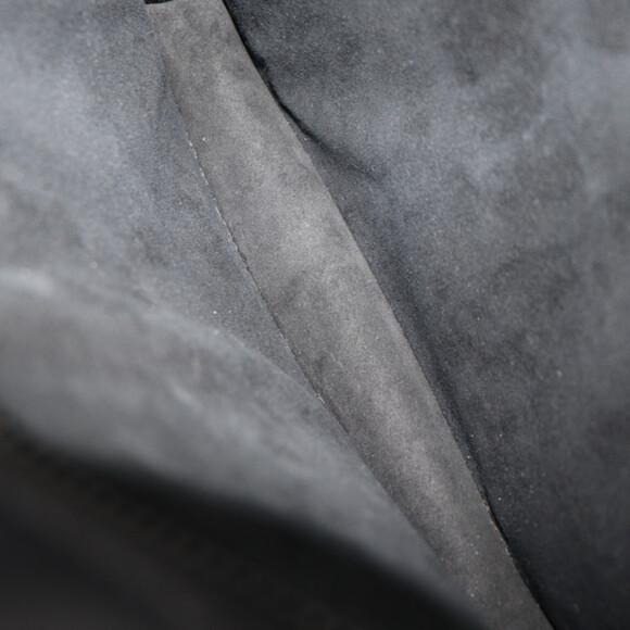 LOUIS VUITTON Black Monogram Leather Pouch - Picture 9 of 10